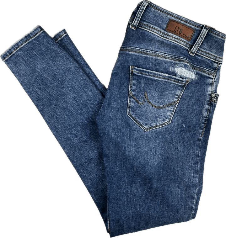 LTB Ladies 'Georget' Ankle Slim Distressed Jeans -Size 28