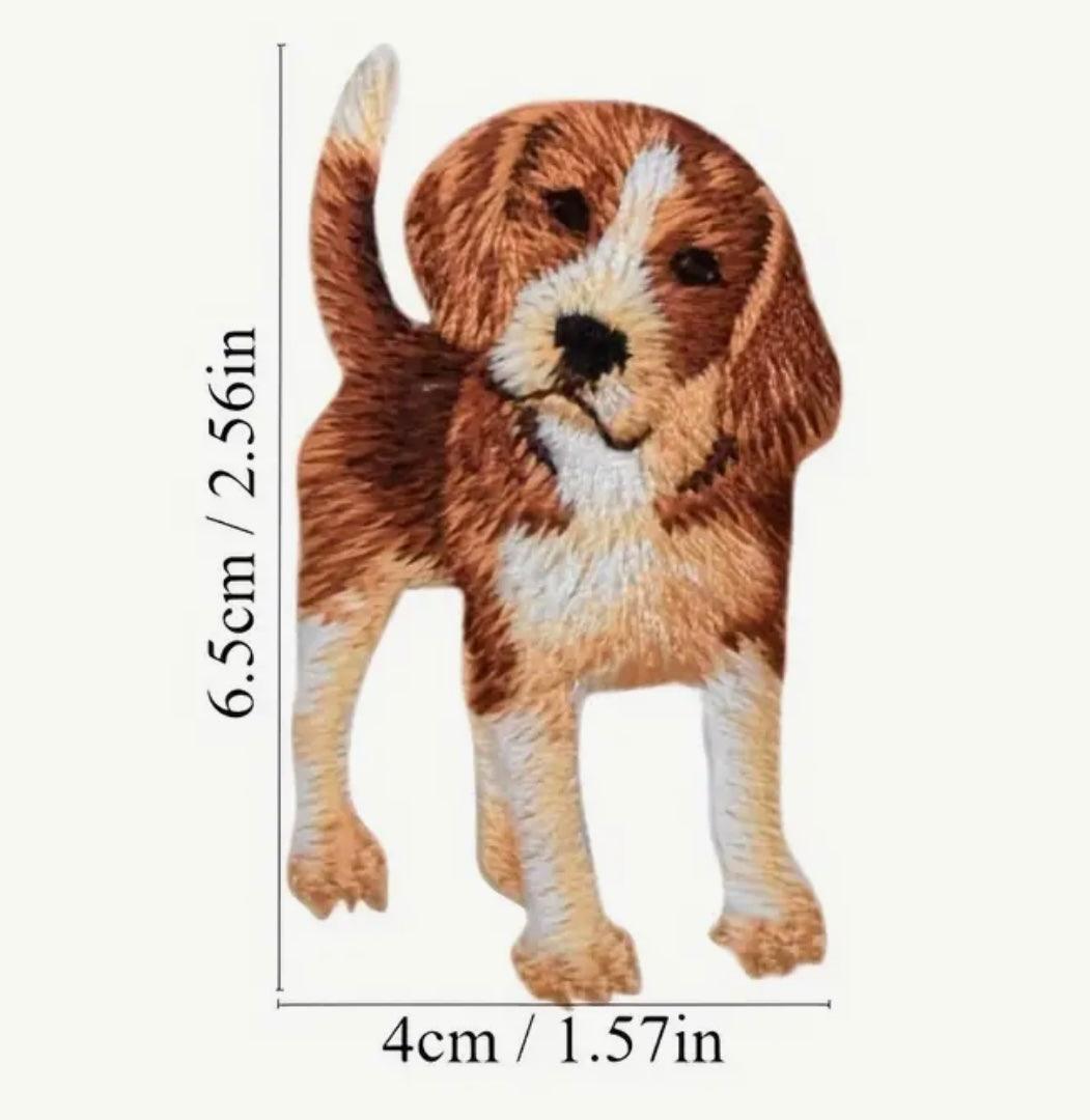 Beagle Dog- Embroidered Cloth Patch - Jean Pool