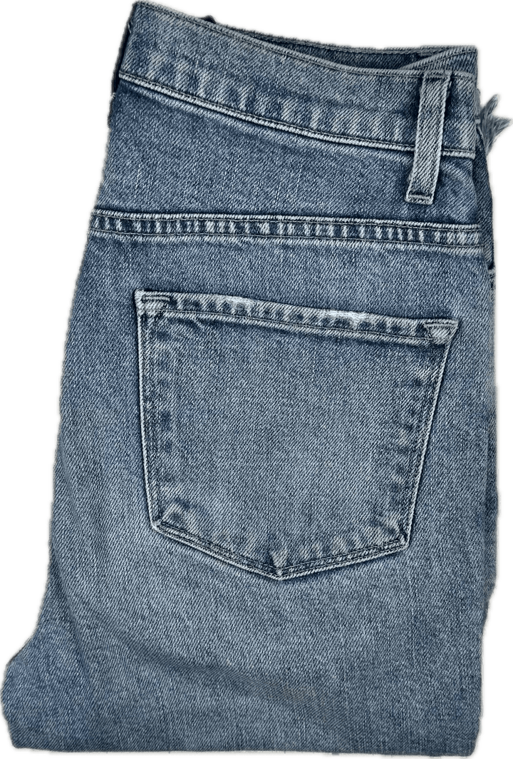 J Brand 'Runway' Chadron Destruct High Rise Straight - 26" - Jean Pool