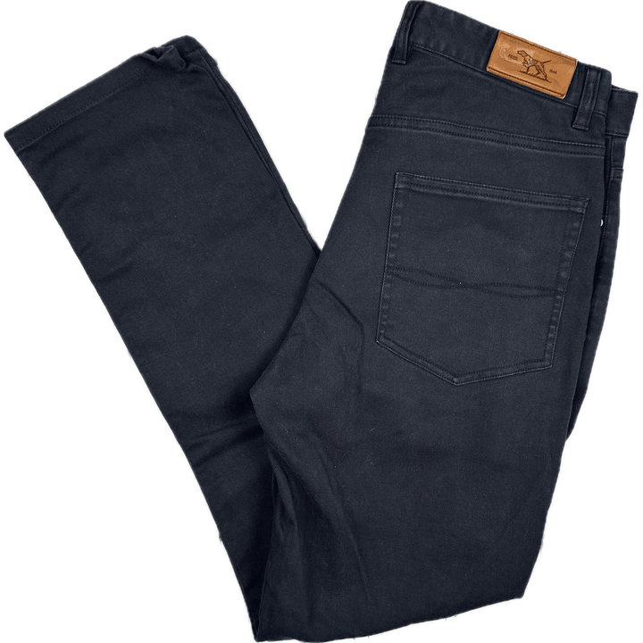 Rodd & Gunn Mens Navy Straight Fit Jeans - Size 30 - Jean Pool