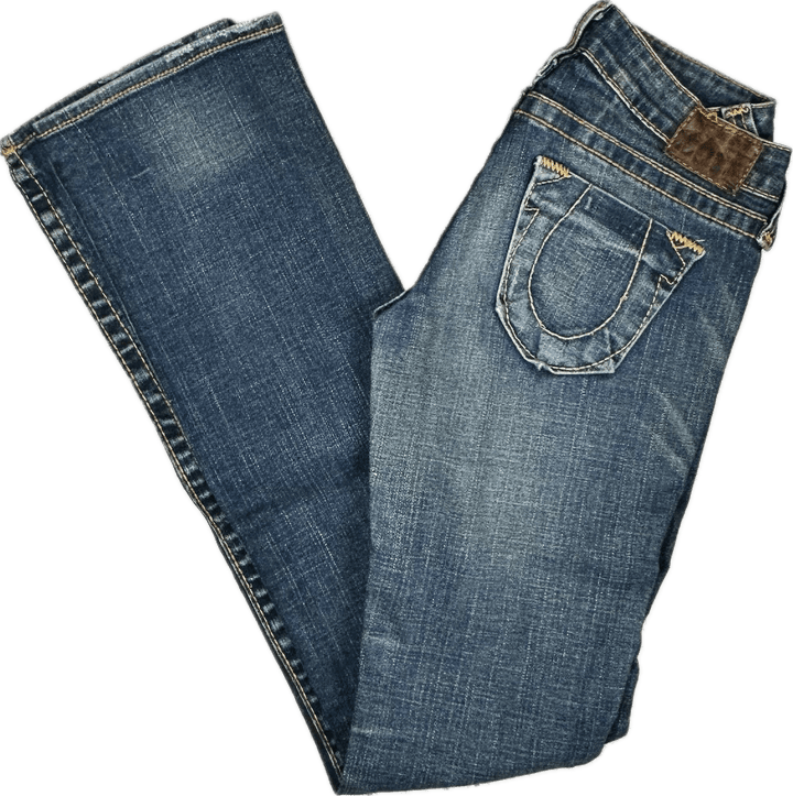 True Religion 'Billy' Low Rise  Straight Jeans- Size 26