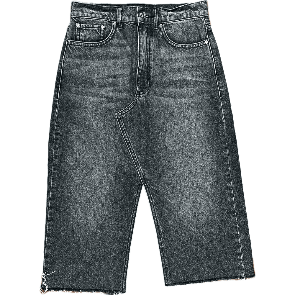 Jag Jeans Black Denim Midi Skirt - Size 8 - Jean Pool