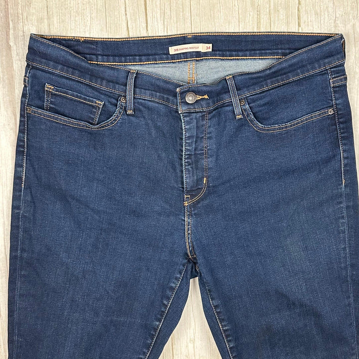 Levis 315 Shaping Bootcut Stretch Jeans- Size 34