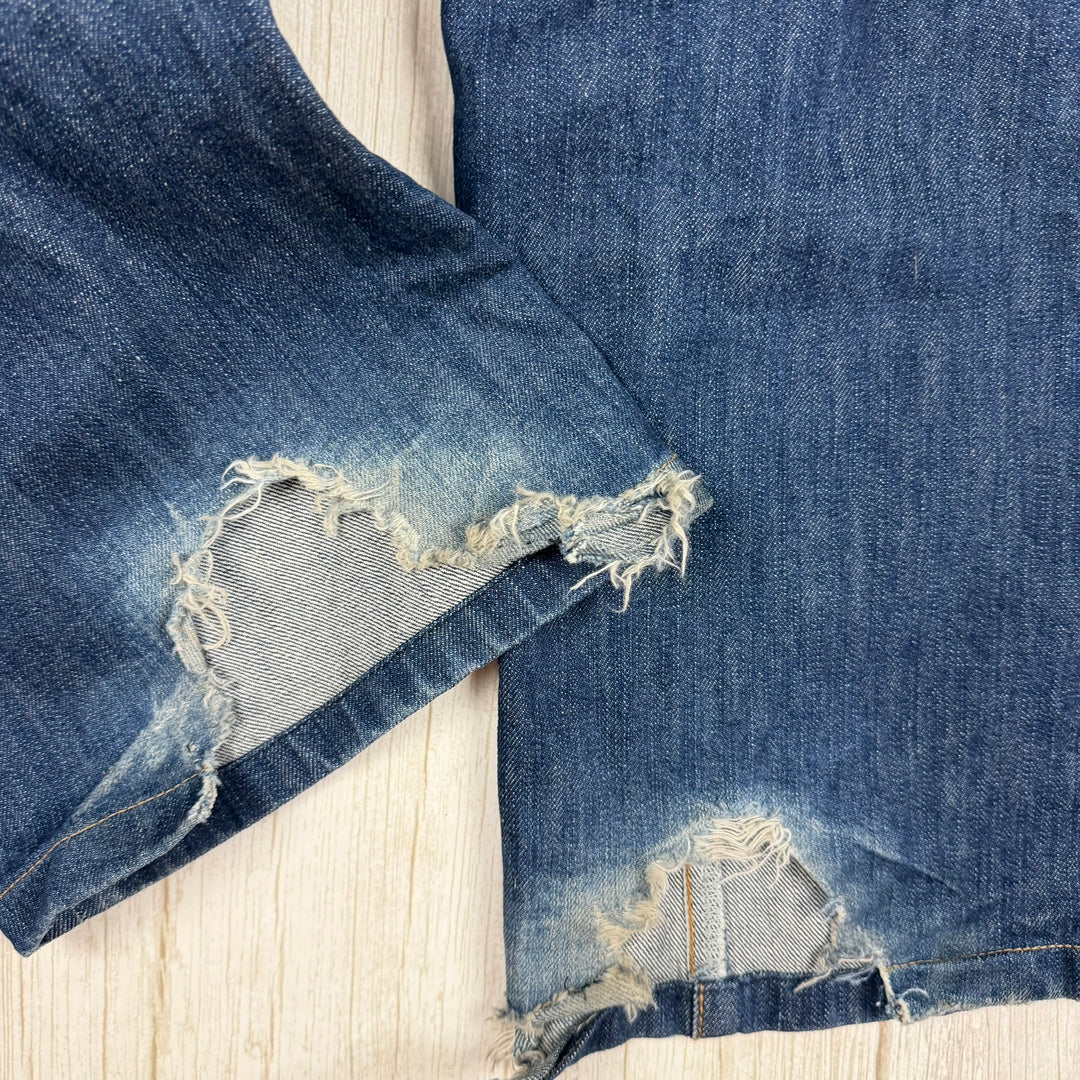 Evisu Japan  Evisu  Genes Cinch Back Logo Jeans - Size 30