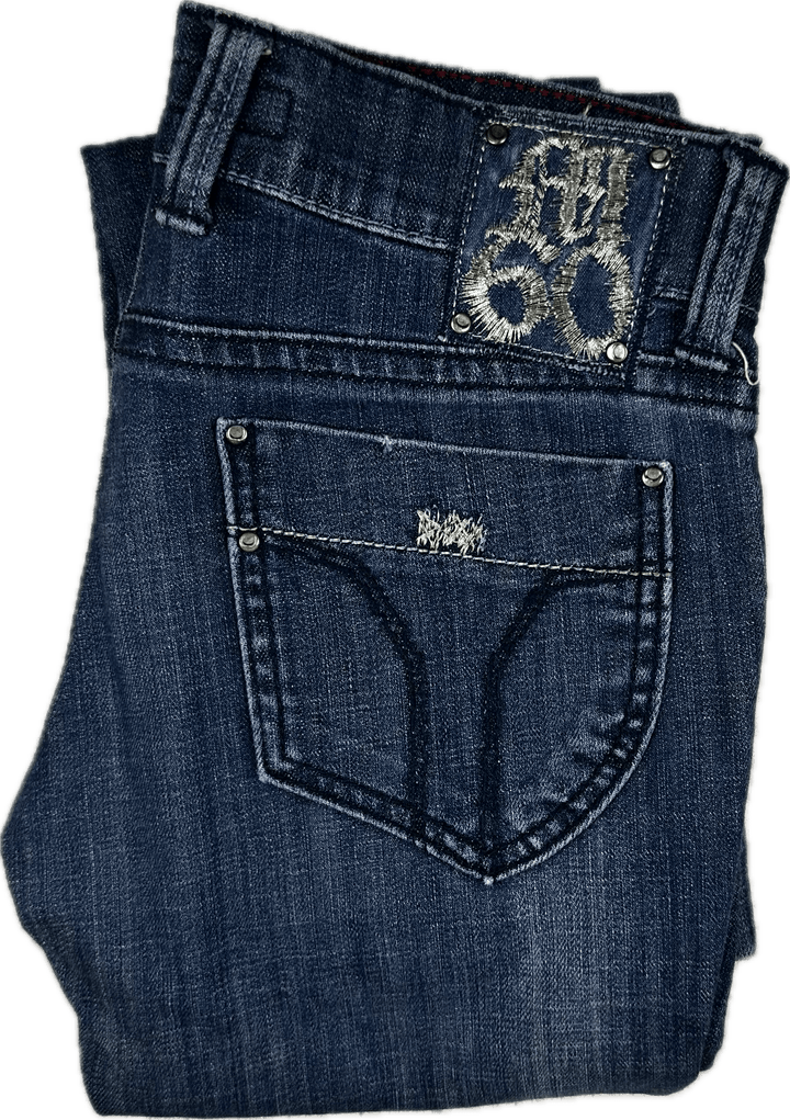 Miss Sixty 'Binky' Low Rise Slim Straight Jeans -Size 28