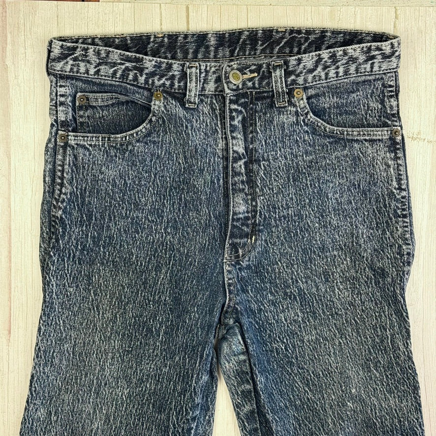 Faberge 1980's Australian Acid Wash Slim Fit Jeans- Suit Size 30"-32"