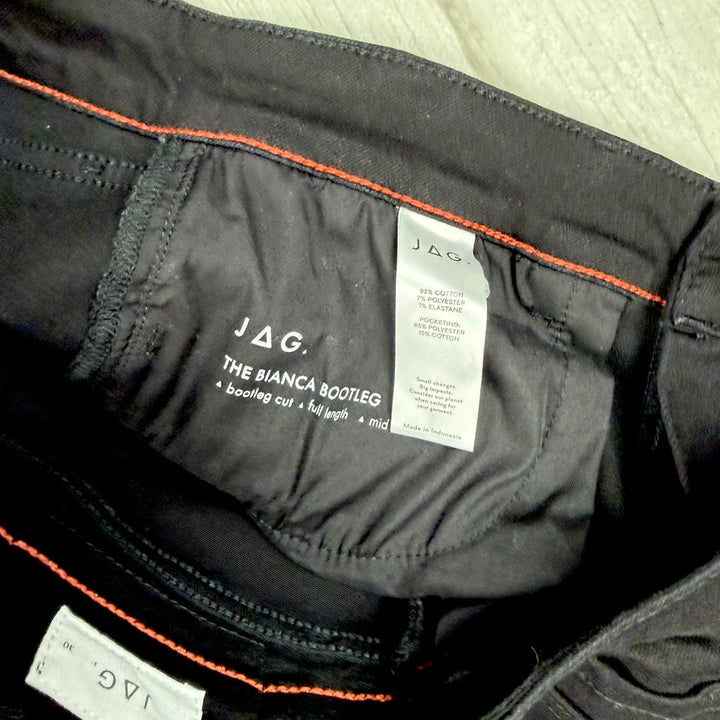 JAG  'Bianca' Mid Rise Black Bootcut Jeans -Size 30" or 12