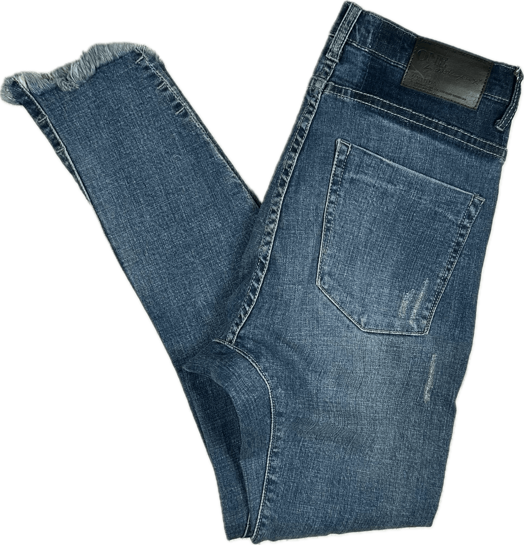 One Teaspoon Ladies Denim 'Kidds' Bow Leg Jeans - Size 26 or 8AU