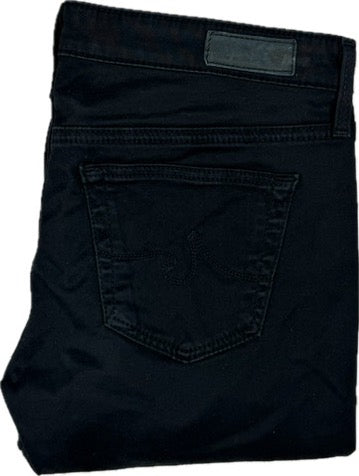 AG Adriano Goldschmied 'The Stilt Crop' Black Jeans- Size 25