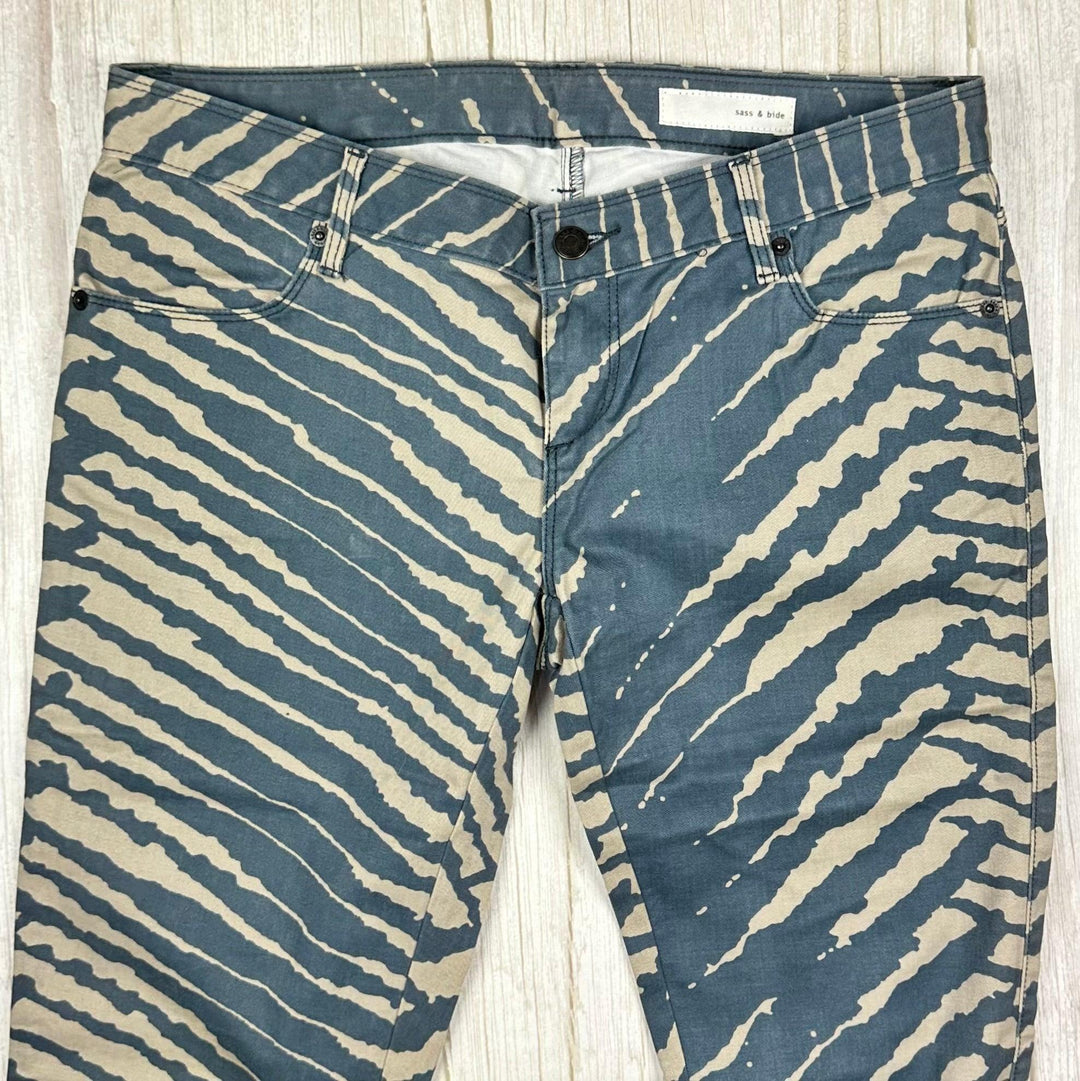 Sass & Bide 'Boogie & the History Maker' Print Jeans -Size 30 - Jean Pool