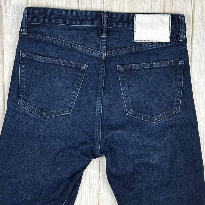 Bassike Made in Japan Classic Crop Jean -Size 26 - Jean Pool