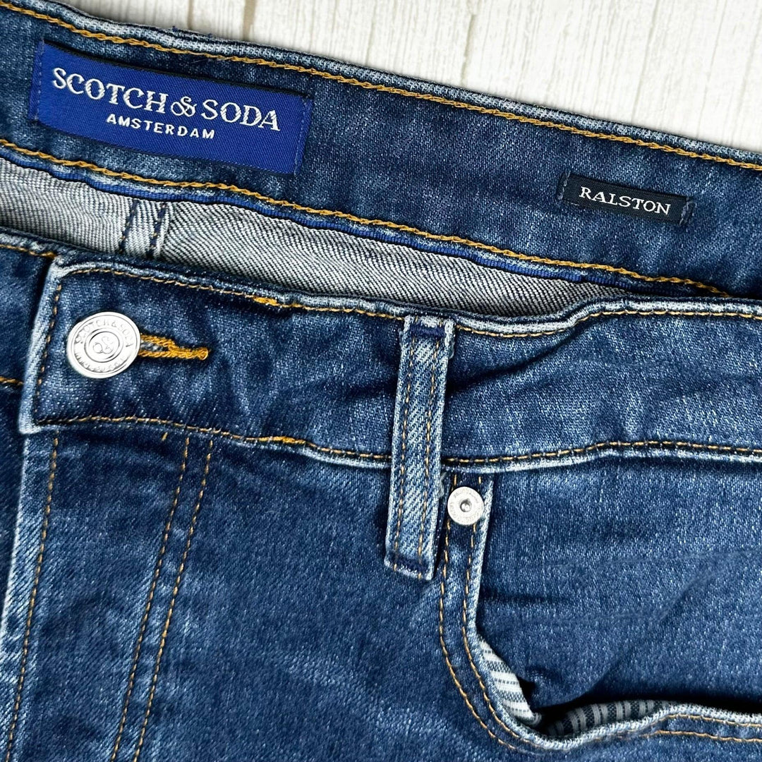 Scotch & Soda Mens 'Ralston' Slim Fit Jeans- Size 38/34