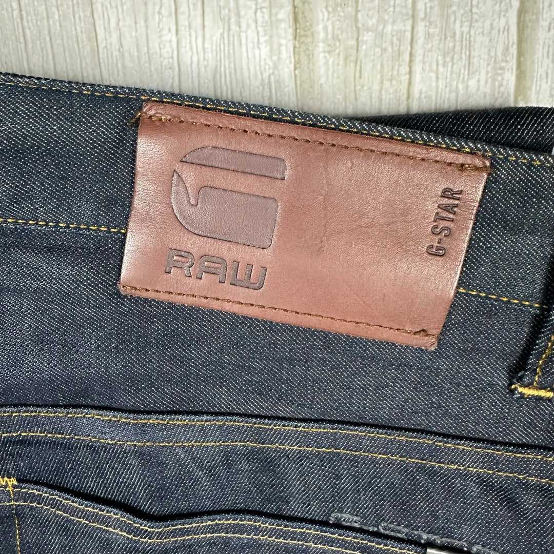 G Star RAW Mens 3301 Tapered Jeans -Size 36/32
