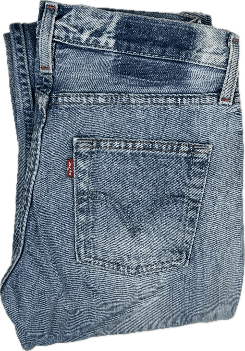 Levis 518 Vintage Mens Super Low Bootcut Y2K Jeans -Size 32 - Jean Pool