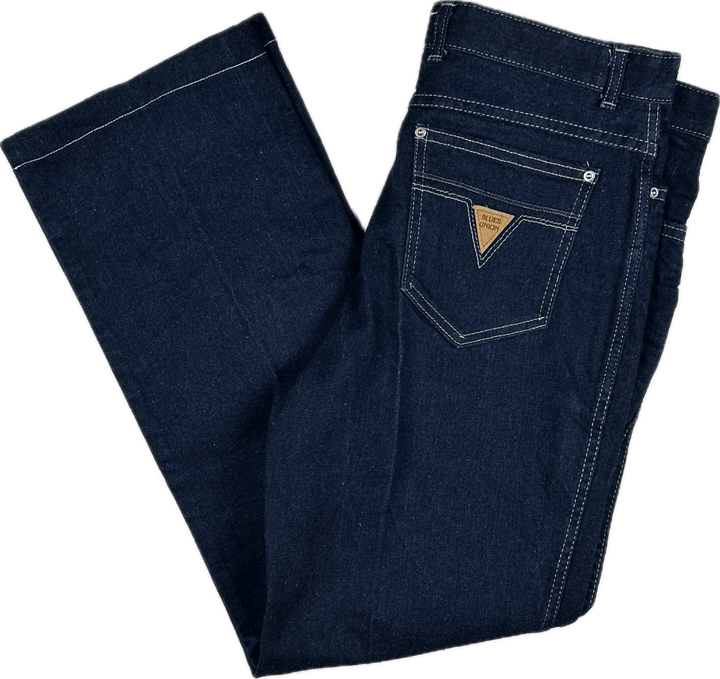 Blues Union Genuine 1980's Aussie Mens Vintage Denim Jeans - 34