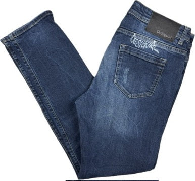 Desigual Mens 'I was here - 1984' Stretch Jeans -Size 34"