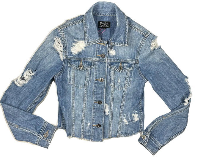 Bardot Ladies Distressed Denim Shacket - Size 6