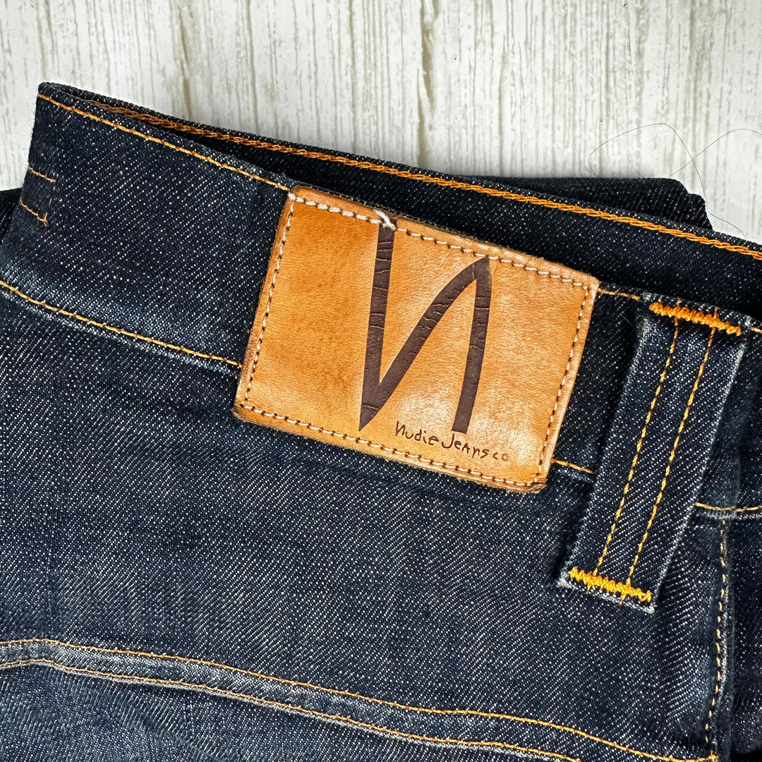 Nudie Jeans Co. 'Thin Finn' Organic Dry Twill Wash Jeans - Size 30/32