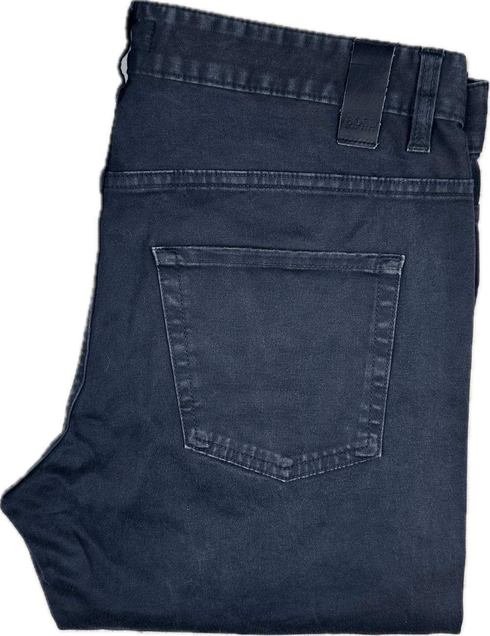 Hugo Boss Men's 'Delaware' Straight Fit Mens Navy Jeans- Size 33/34 - Jean Pool