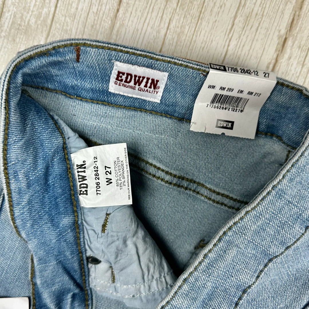 NWT-Edwin Stretch Denim-'506' Slim Fit Mens Jeans -Size 27/32