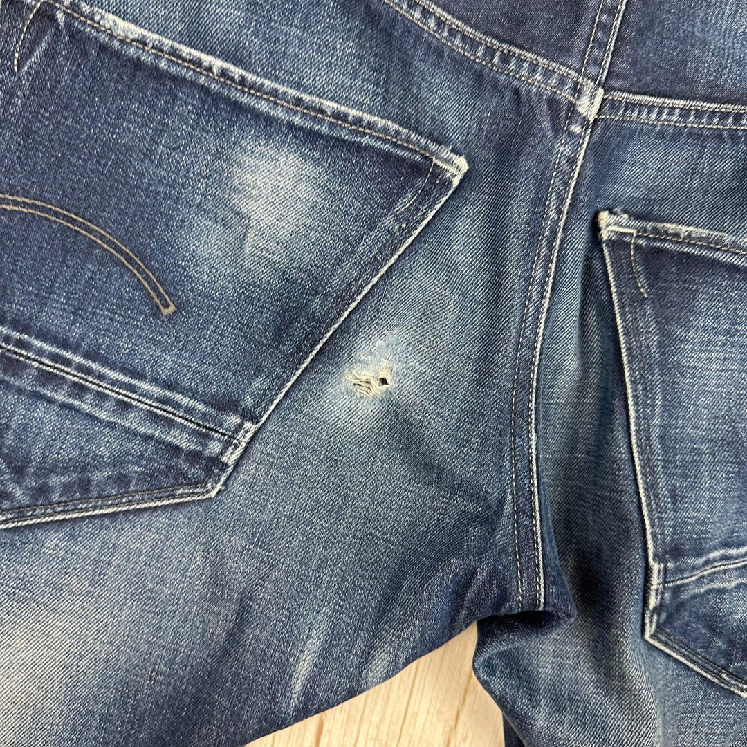 Men's G Star RAW Arc 3D Loose Tapered Jeans -Size 31/30