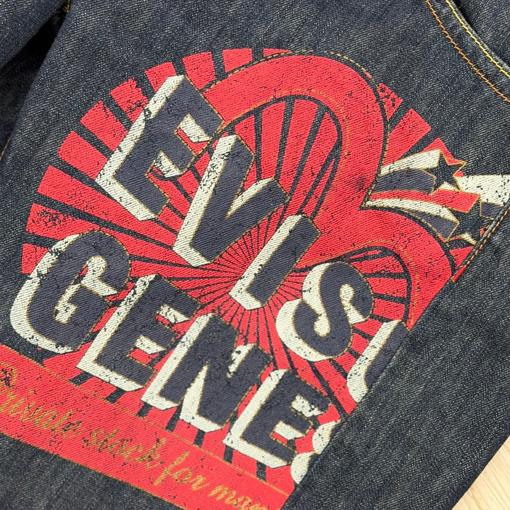 Evisu Japan  Evisu  Genes Cinch Back Logo Jeans - Size 30