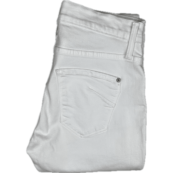 James Jeans White 'High Class Edition' Stretch Denim Jeans -Size 30 - Jean Pool