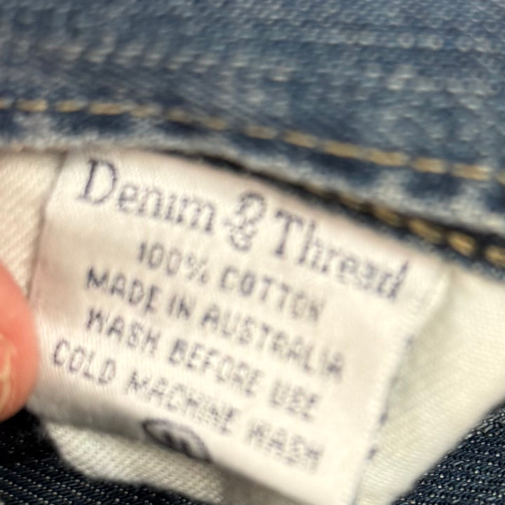Denim & Thread Aussie Made Mens Low Rise Straight Jeans - Size 33