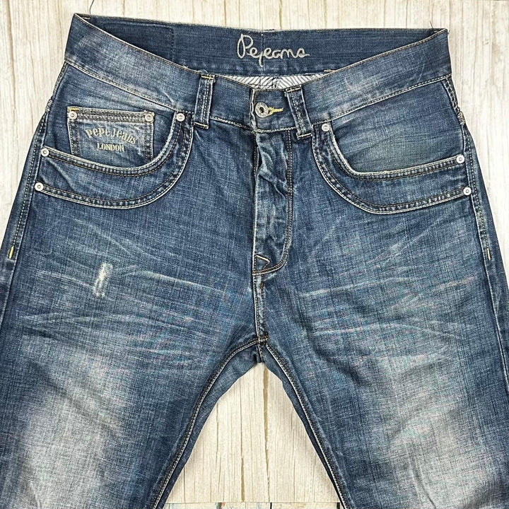 Pepe London- Mens Relaxed Low Rise Jeans- Suit Size 33