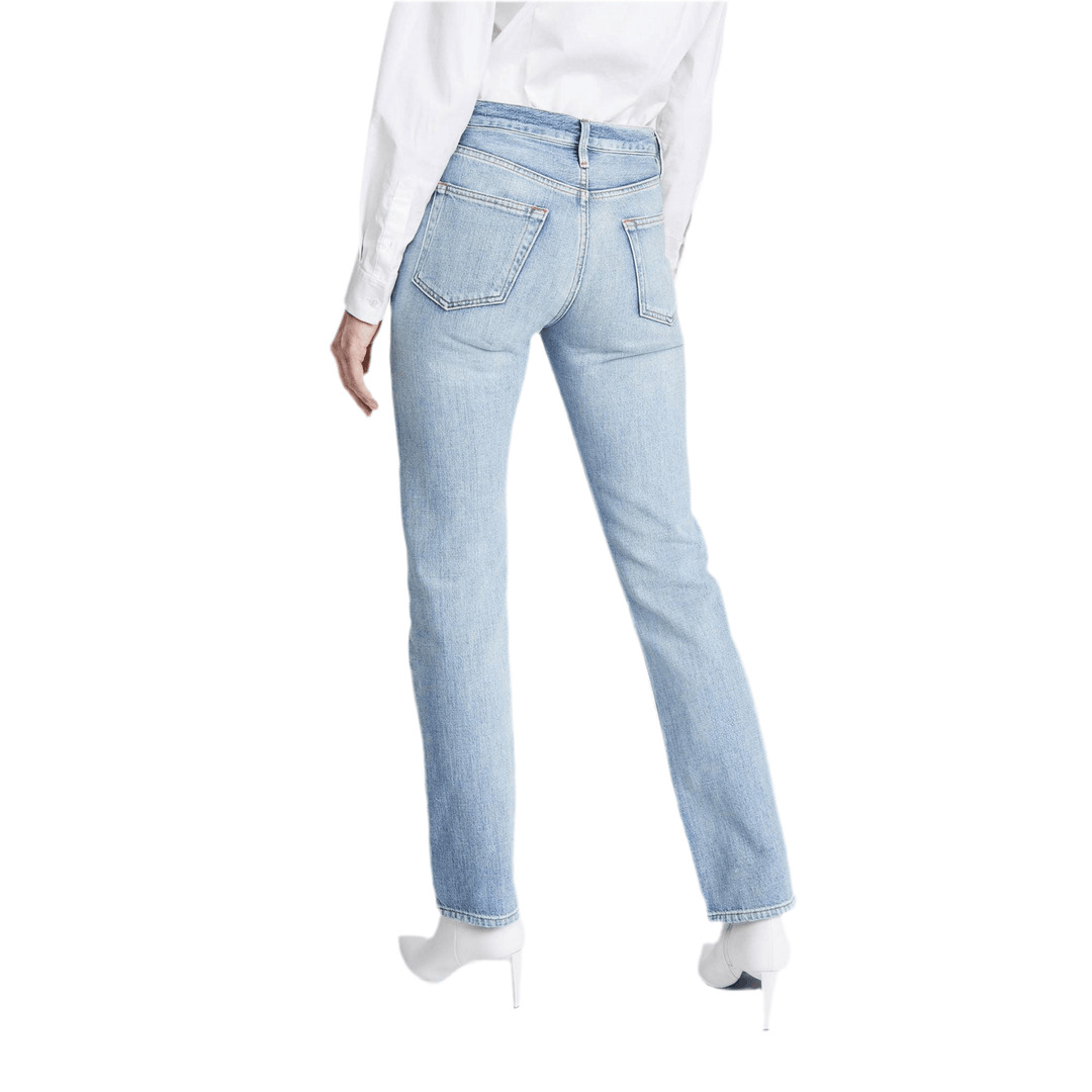 NWT- Frame Denim 'Le Hollywood' Straight Distressed Jeans RRP $445 -Size 25