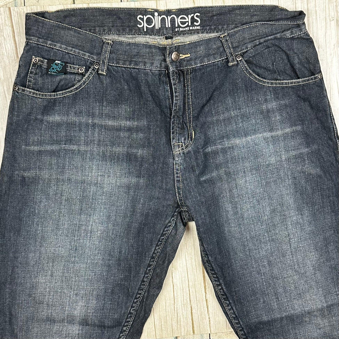 Shane Warne Spinners - Mens Classic Denim Jeans -Size 92