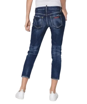 NWT - DSquared2 Ladies Skinny Cropped Jeans- Size 46 (14)