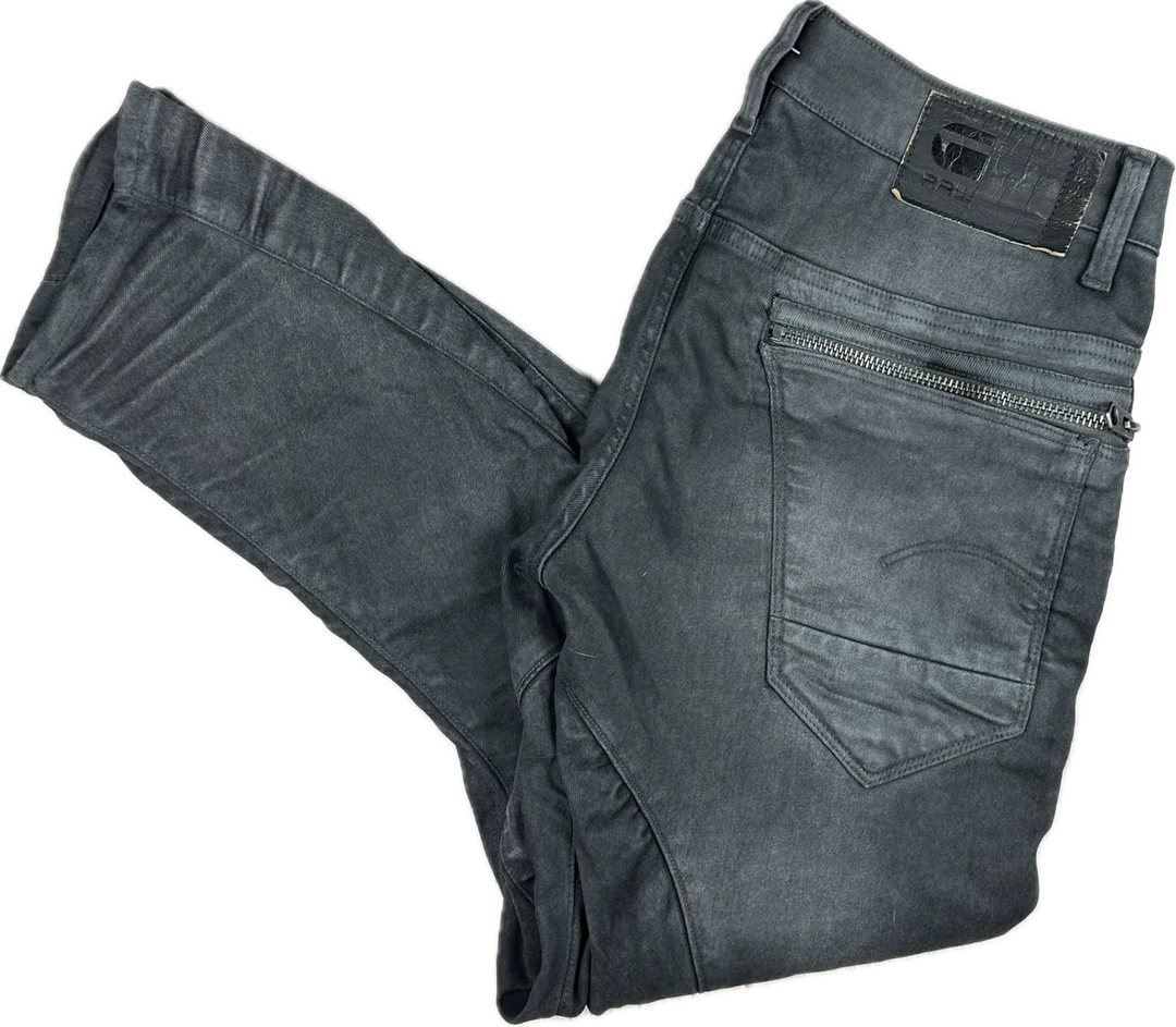 G Star RAW Men's 'Arc 3D Slim' Charcoal Jeans -Size 31/30