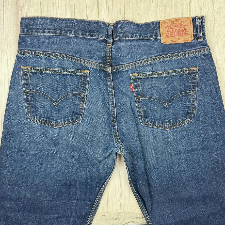 Mens Levis Classic Bootcut 503 Denim Jeans - Size 38/30