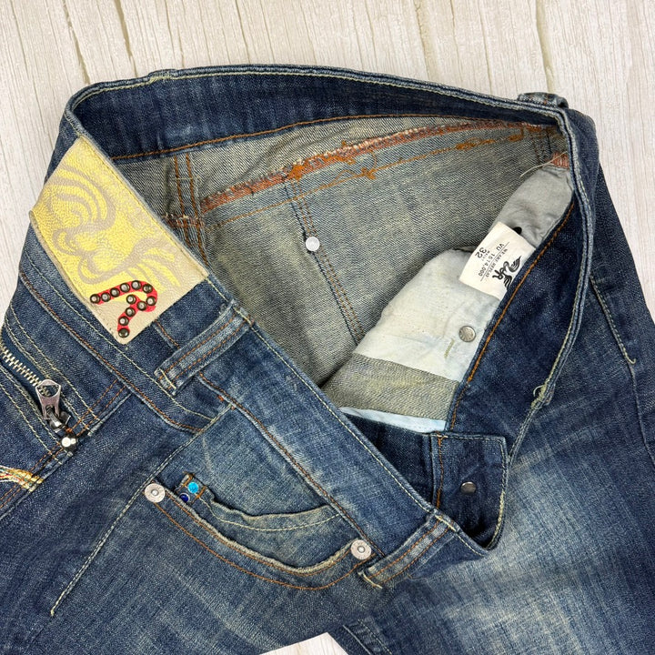 Replay Womens Y2K Low Rise Bootcut Jeans - Suit Size 29-30