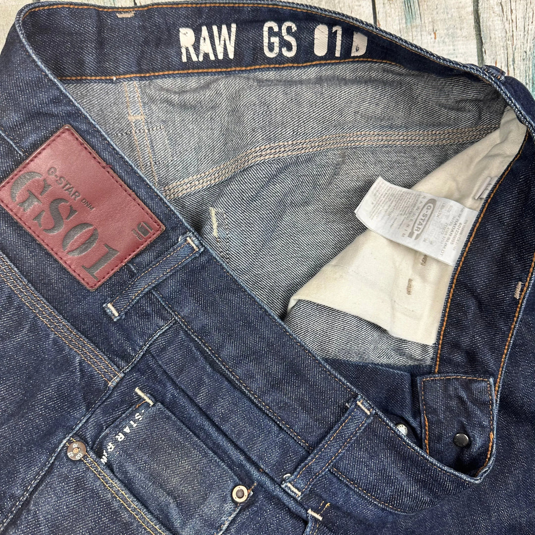 G Star RAW Mens 'New Radar Slim DT' Jeans -Size 36/36 - Jean Pool