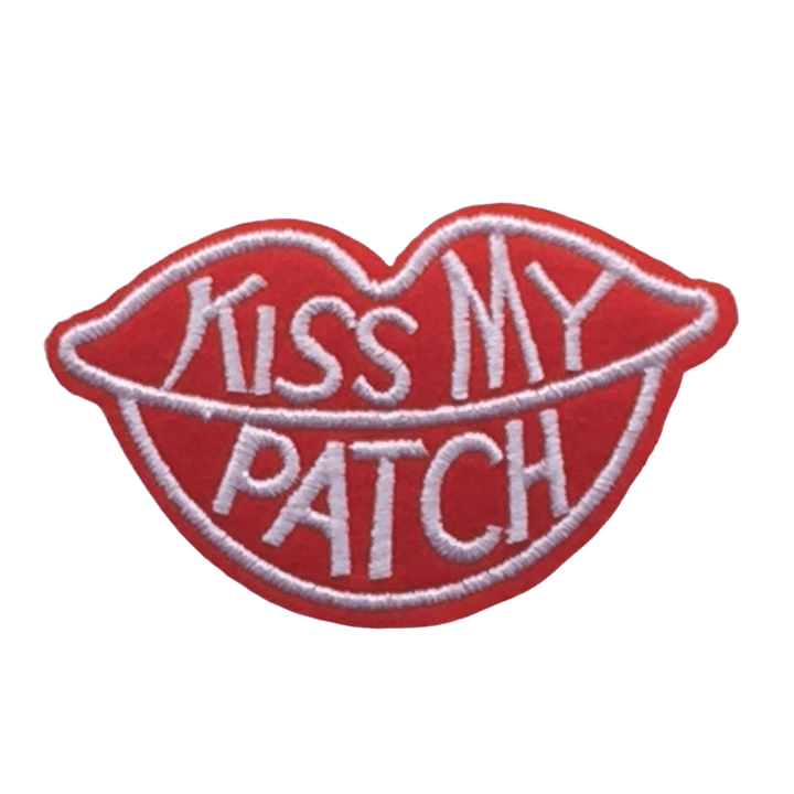 Kiss my Patch - Embroidered Cloth Patch