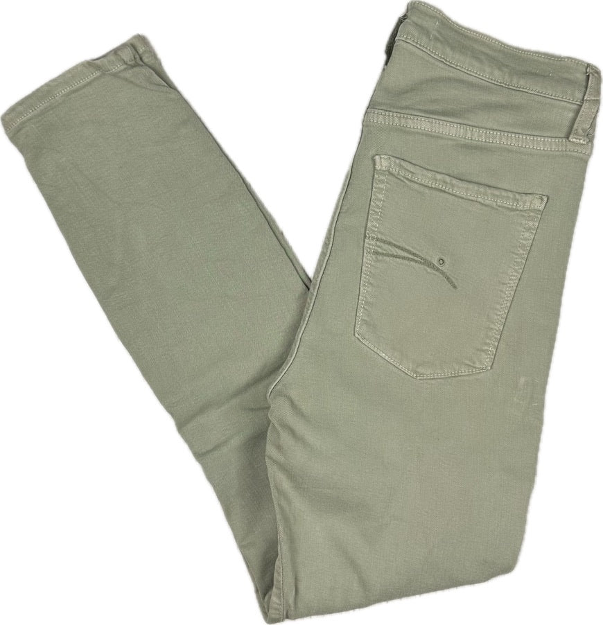 NOBODY Cult Skinny Ankle Light Sage Jeans- Size 31