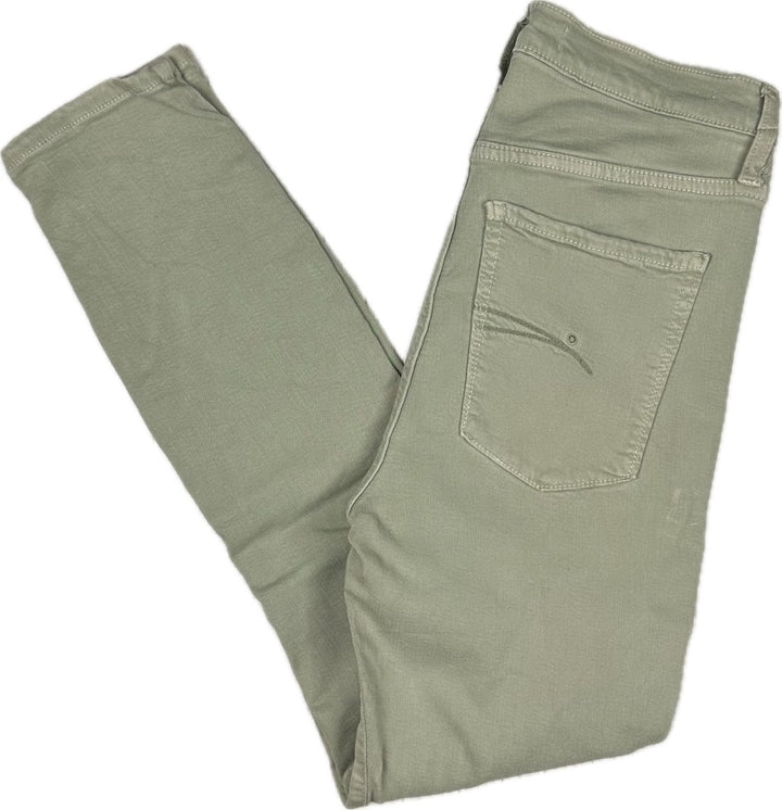 NOBODY Cult Skinny Ankle Light Sage Jeans- Size 31