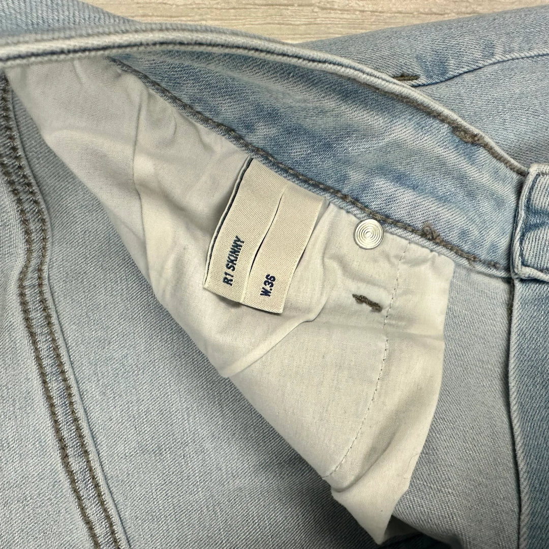 Riders by Lee 'R1 Skinny' Light Wash Stretch Jeans- Size 38