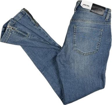 NWT - Anine Bing  'Double Zip' Low Rise Skinny Jeans- Size 29
