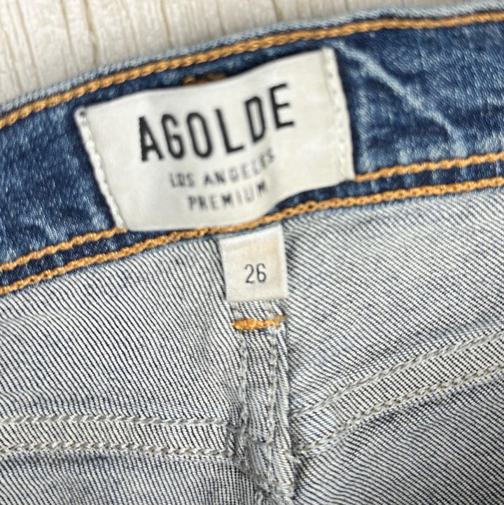 AGOLDE High Rise Stretch Tapered Jeans- Size 26 - Jean Pool