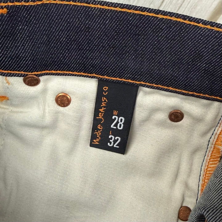 Nudie 'Lean Dean' Dry 16 Dips Wash Organic Cotton Jeans- Size 28S