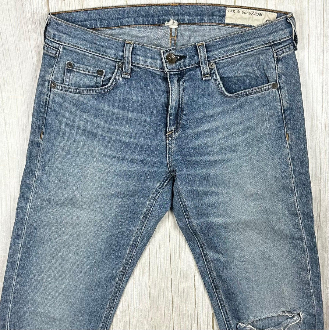 Rag & Bone 'The Dre' Low Rise Slim Boyfriend Jeans- Size 26