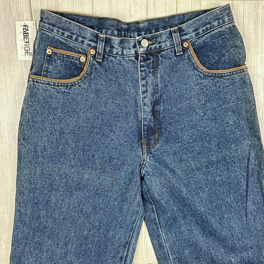 NWT- Deadstock Fabergé 1980's Mens Jeans - Hard to find!- Suit Size 31