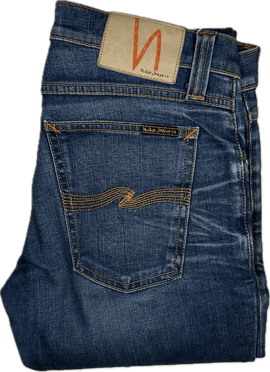 Nudie Jeans Co 'Tight Long John' Dark Used Denim Jeans - Size 28/32