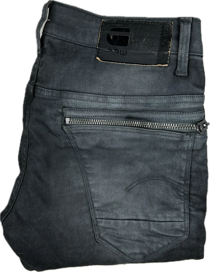 G Star RAW Men's 'Arc 3D Slim' Charcoal Jeans -Size 31/30