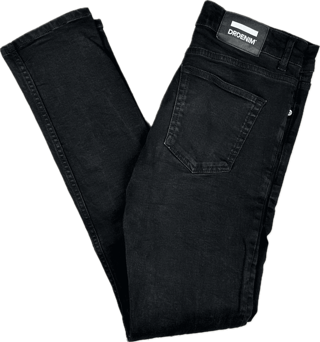 Dr Denim 'Chase' Black Skinny Jeans- Size 31/32 - Jean Pool