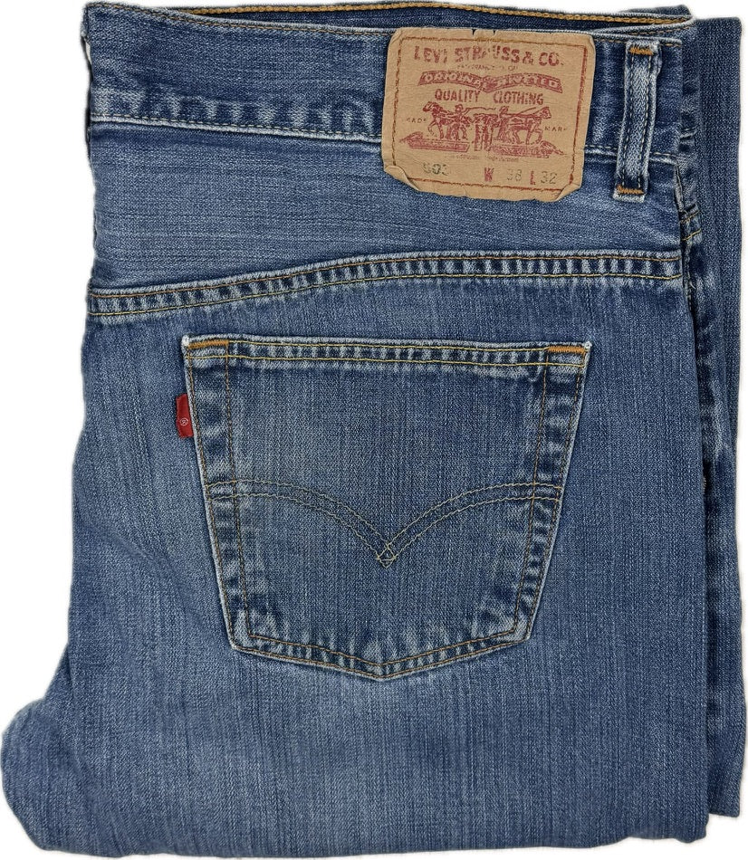 Mens Levis Bootcut 503 Denim Jeans - Size 38R