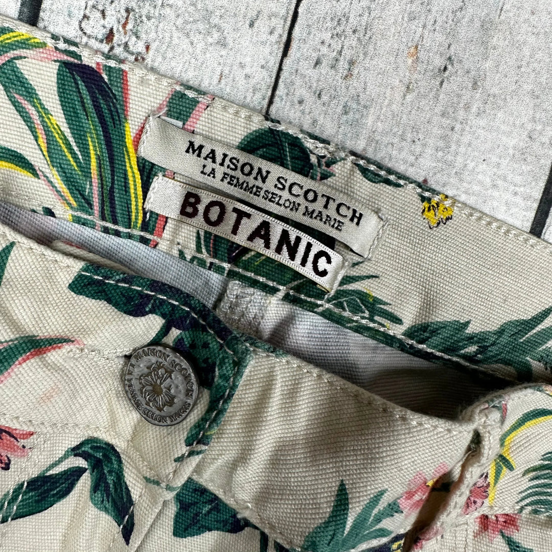 Maison Scotch 'Botanic' Printed Jeans - Size 29/32 - Jean Pool